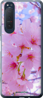 2D пластиковий чехол Сакура для Sony Xperia 5 II - 6029t-2258 изображение 