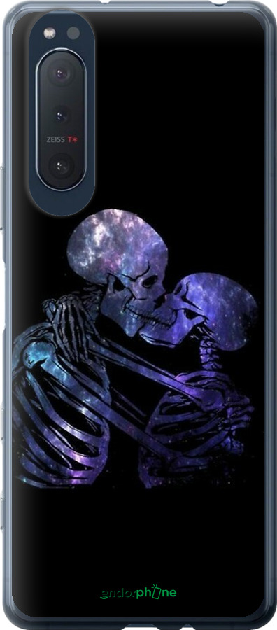 2D пластиковий чехол Із зображенням скелета для Sony Xperia 5 II - 6537t-2258 изображение 