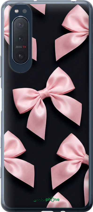 2D пластиковий чехол Coquette Ribbons Dark Coquette для Sony Xperia 5 II - 6767t-2258 изображение 