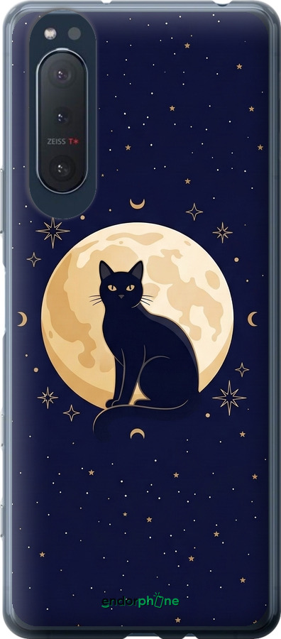 2D пластиковий чехол Cute Cat Celestial/Witchy для Sony Xperia 5 II - 6787t-2258 изображение 
