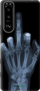 Силиконовый чехол Рука через рентген для Sony Xperia 5 III - 1007u-2580 изображение 