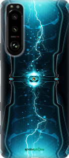 Силиконовый чехол Молнии в цилиндре для Sony Xperia 5 III - 120u-2580 изображение 