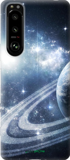 Силиконовый чехол Кольца Сатурна для Sony Xperia 5 III - 173u-2580 изображение 