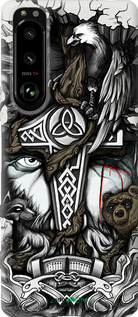 Силіконовий чехол Тату Вікінг для Sony Xperia 5 III - 4098u-2580 изображение 