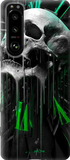 Силиконовый чехол Череп-часы для Sony Xperia 5 III - 4100u-2580 изображение 