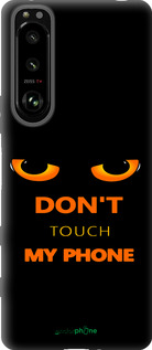 Силиконовый чехол Don't touch the phone для Sony Xperia 5 III - 4261u-2580 изображение 