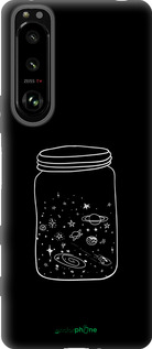 Силиконовый чехол Космос в банке для Sony Xperia 5 III - 4297u-2580 изображение 