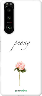 Силиконовый чехол Пион для Sony Xperia 5 III - 4366u-2580 изображение 