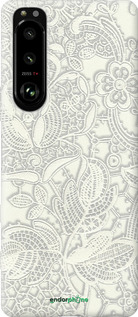 Силіконовий чехол Біле мереживо для Sony Xperia 5 III - 4383u-2580 изображение 