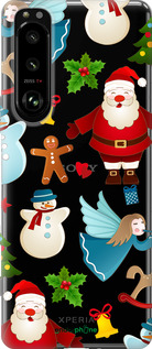 Силиконовый чехол Новогодний 1 для Sony Xperia 5 III - 4614u-2580 изображение 