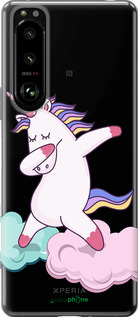 Силиконовый чехол Единорог для Sony Xperia 5 III - 4702u-2580 изображение 