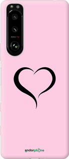 Силиконовый чехол Сердце 1 для Sony Xperia 5 III - 4730u-2580 изображение 