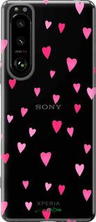 Силиконовый чехол Сердечки 2 для Sony Xperia 5 III - 4763u-2580 изображение 