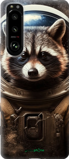 Силіконовий чехол Єнот-австронавт для Sony Xperia 5 III - 5581u-2580 изображение 