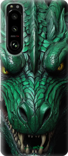 Силиконовый чехол Зелёный дракон v2 для Sony Xperia 5 III - 5817u-2580 изображение 