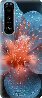 Силиконовый чехол Роса на цветке для Sony Xperia 5 III - 6039u-2580 изображение 