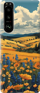 Силиконовый чехол Украинское поле для Sony Xperia 5 III - 6082u-2580 изображение 