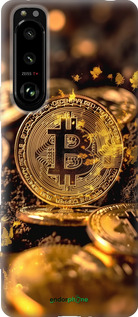 Силіконовий чехол Золота лихоманка біткойна для Sony Xperia 5 III - 6089u-2580 изображение 
