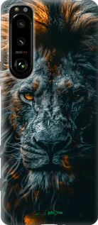 Силиконовый чехол Лев в сумерках для Sony Xperia 5 III - 6154u-2580 изображение 