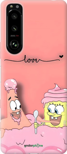 Силиконовый чехол Спанч Боб для Sony Xperia 5 III - 6282u-2580 изображение 