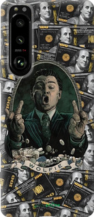 Силиконовый чехол Волк с валл стрит для Sony Xperia 5 III - 6287u-2580 изображение 