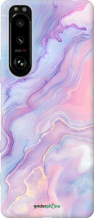 Силиконовый чехол Нежный мрамор для Sony Xperia 5 III - 6310u-2580 изображение 
