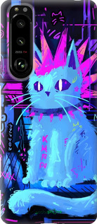 Силиконовый чехол Кот панк для Sony Xperia 5 III - 6311u-2580 изображение 