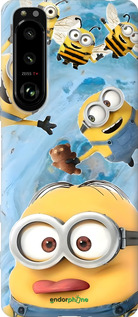 Силиконовый чехол Миньоны для Sony Xperia 5 III - 6386u-2580 изображение 