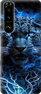 Силиконовый чехол Ледяной леопард для Sony Xperia 5 III - 6460u-2580 изображение 