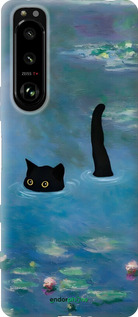 Силиконовый чехол С изображением кота и водяной лилии Monet для Sony Xperia 5 III - 6519u-2580 изображение 
