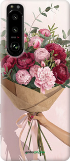 Силиконовый чехол Пионы 1 для Sony Xperia 5 III - 6705u-2580 изображение 