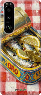 Силиконовый чехол Vintage Sardine Tin Phone для Sony Xperia 5 III - 6772u-2580 изображение 