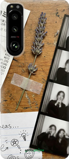 Силиконовый чехол Aesthetic Scrapbook Collage для Sony Xperia 5 III - 6773u-2580 изображение 