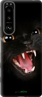 Силиконовый чехол Чёрная кошка для Sony Xperia 5 III - 932u-2580 изображение 