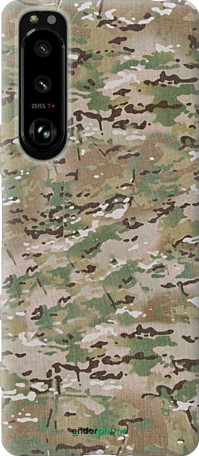 Силиконовый чехол Камуфляж v5 для Sony Xperia 5 III - 1201u-2580 изображение 