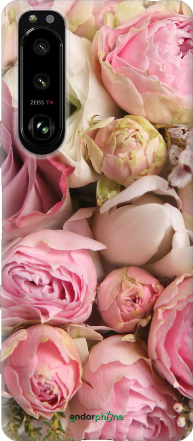 Силиконовый чехол Розы v2 для Sony Xperia 5 III - 2320u-2580 изображение 
