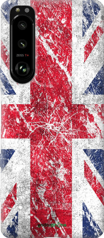 Силиконовый чехол Флаг Великобритании 1 для Sony Xperia 5 III - 386u-2580 изображение 