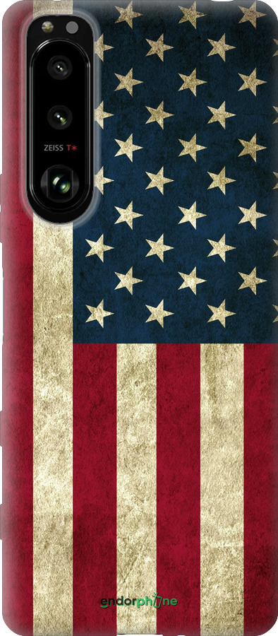 Силіконовий чехол Прапор США для Sony Xperia 5 III - 395u-2580 изображение 