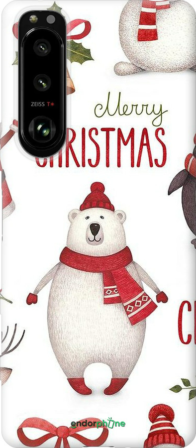 Силіконовий чехол Merry Christmas для Sony Xperia 5 III - 4106u-2580 изображение 