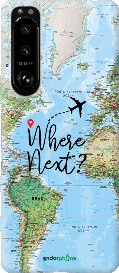 Силиконовый чехол Путешествие для Sony Xperia 5 III - 4503u-2580 изображение 