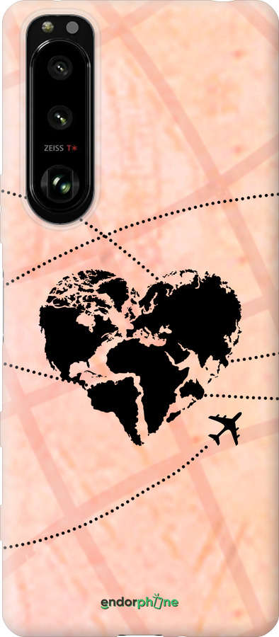 Силиконовый чехол Путешествуй для Sony Xperia 5 III - 4607u-2580 изображение 