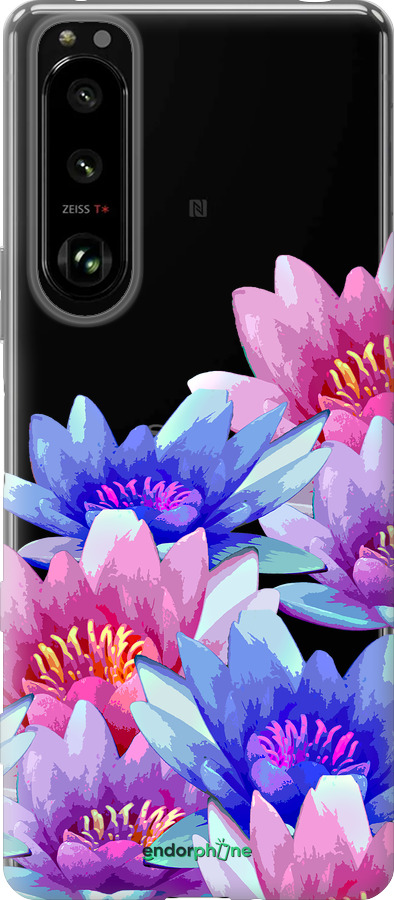 Силиконовый чехол Лотос для Sony Xperia 5 III - 4862u-2580 изображение 