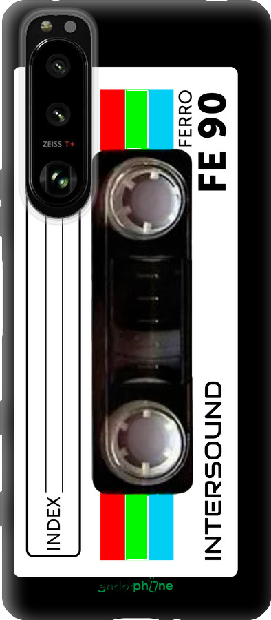 Силіконовий чехол Касета з 90 для Sony Xperia 5 III - 4894u-2580 изображение 