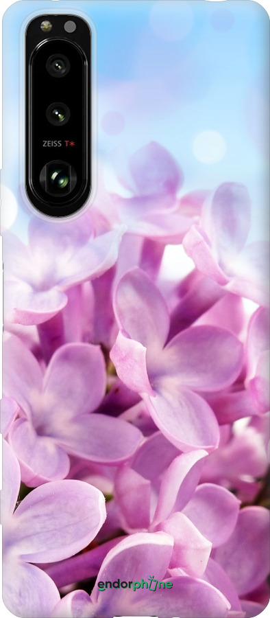 Силиконовый чехол Сирень для Sony Xperia 5 III - 527u-2580 изображение 