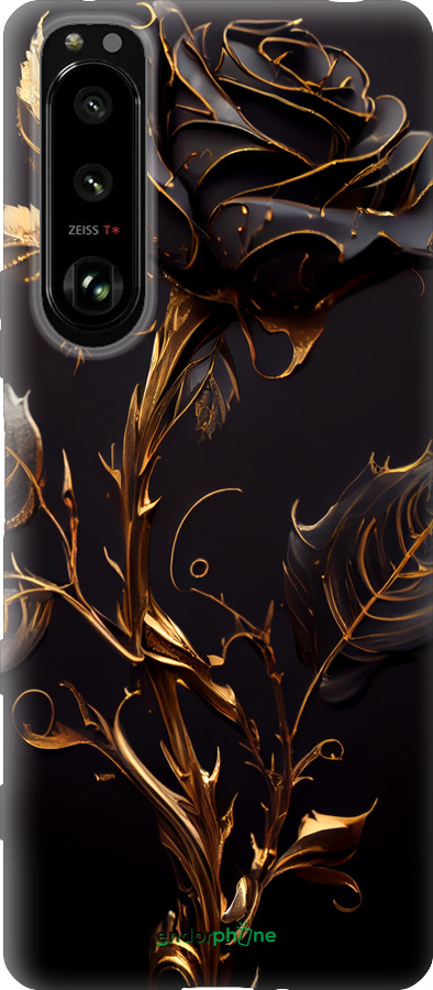 Силіконовий чехол Троянда 3 для Sony Xperia 5 III - 5552u-2580 изображение 