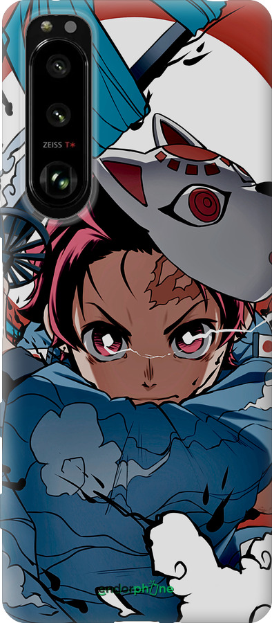 Силиконовый чехол Танджиро Камадо для Sony Xperia 5 III - 5574u-2580 изображение 
