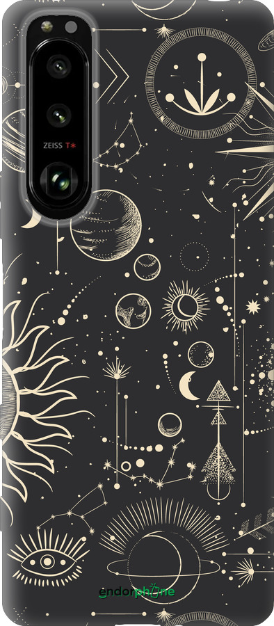 Силиконовый чехол Фаза луны для Sony Xperia 5 III - 5605u-2580 изображение 