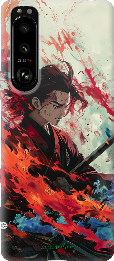 Силіконовий чехол Битва стихій для Sony Xperia 5 III - 6110u-2580 изображение 