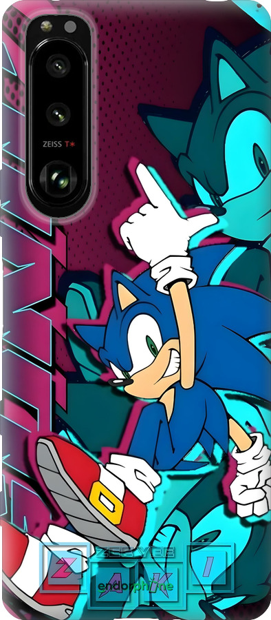 Силіконовий чехол Соник для Sony Xperia 5 III - 6284u-2580 изображение 