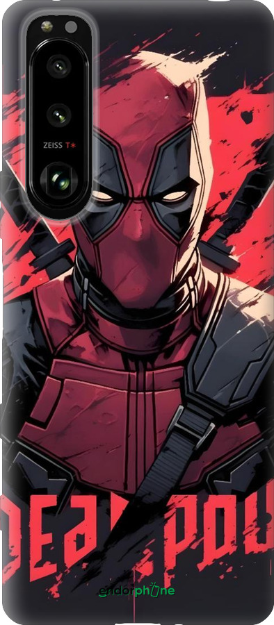 Силиконовый чехол Дедпул для Sony Xperia 5 III - 6293u-2580 изображение 